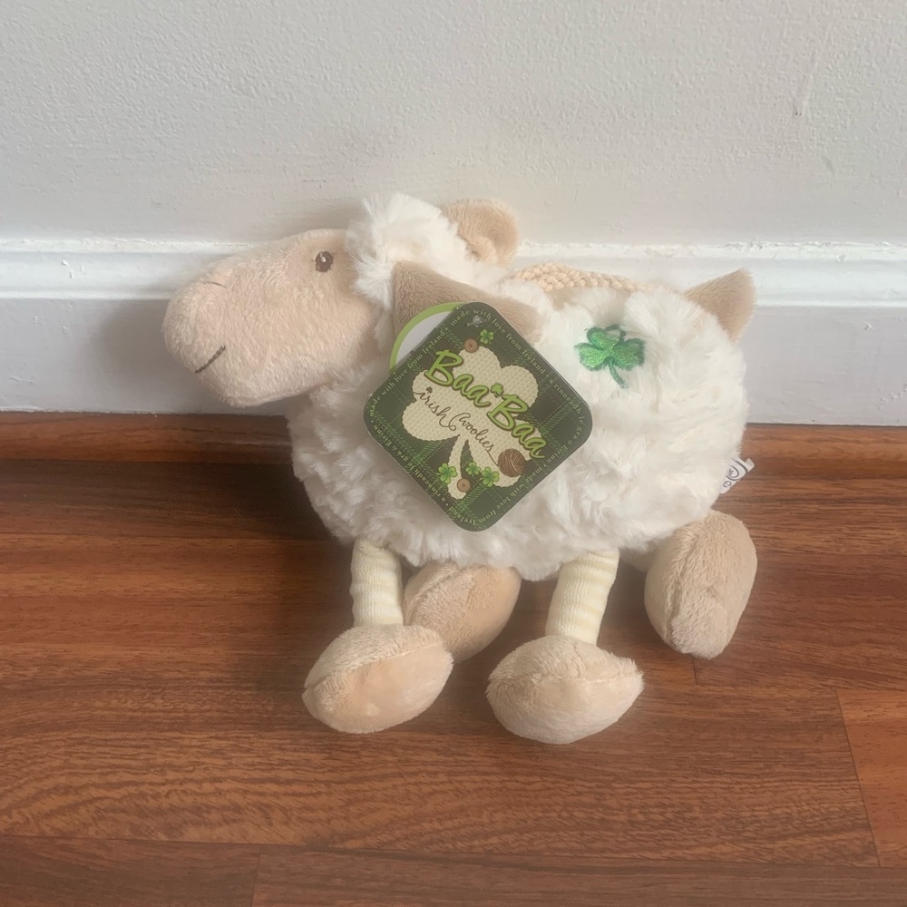 Allied Plush Sheep Lamb Baa Baa Irish Woolies Shamrock Ireland Souvenir 9" Toy